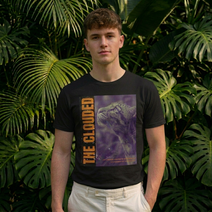Clouded Leopard Graphic Unisex Organic Cotton T-Shirt